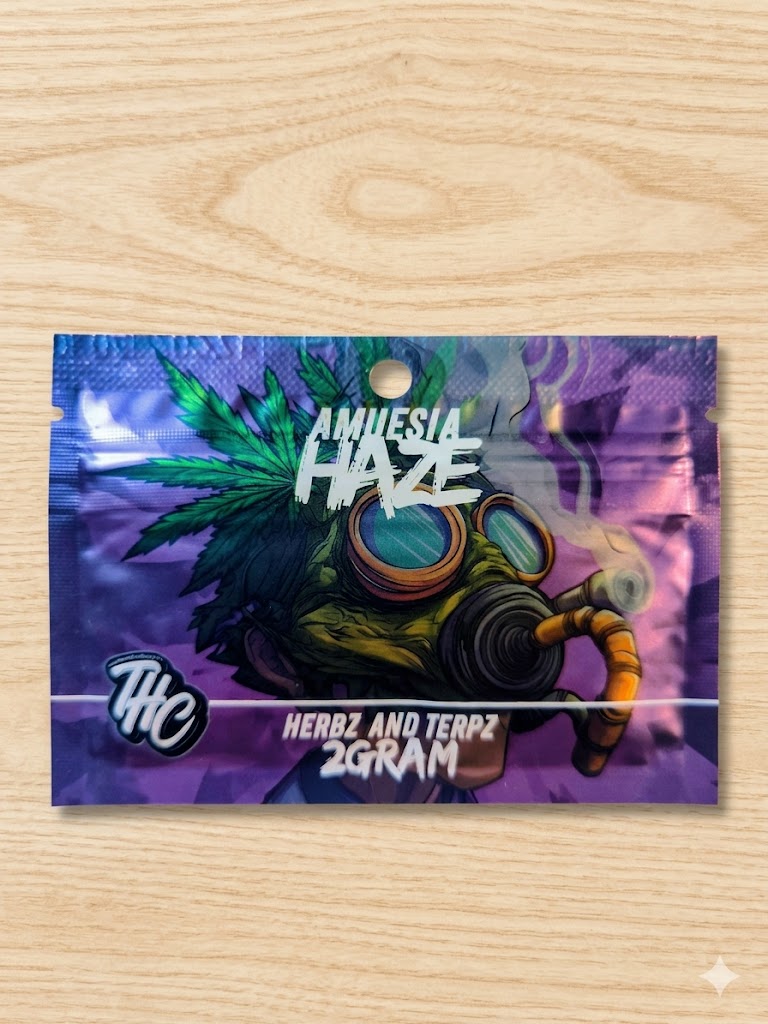Herbz and Terpz Pouch Amnesia Haze