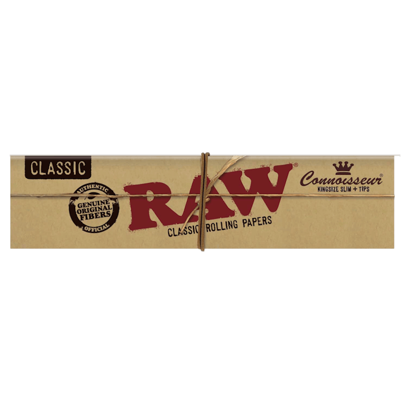 RAW CONNOISSEUR KING SIZE SLIM - PAPERS WITH TIPS