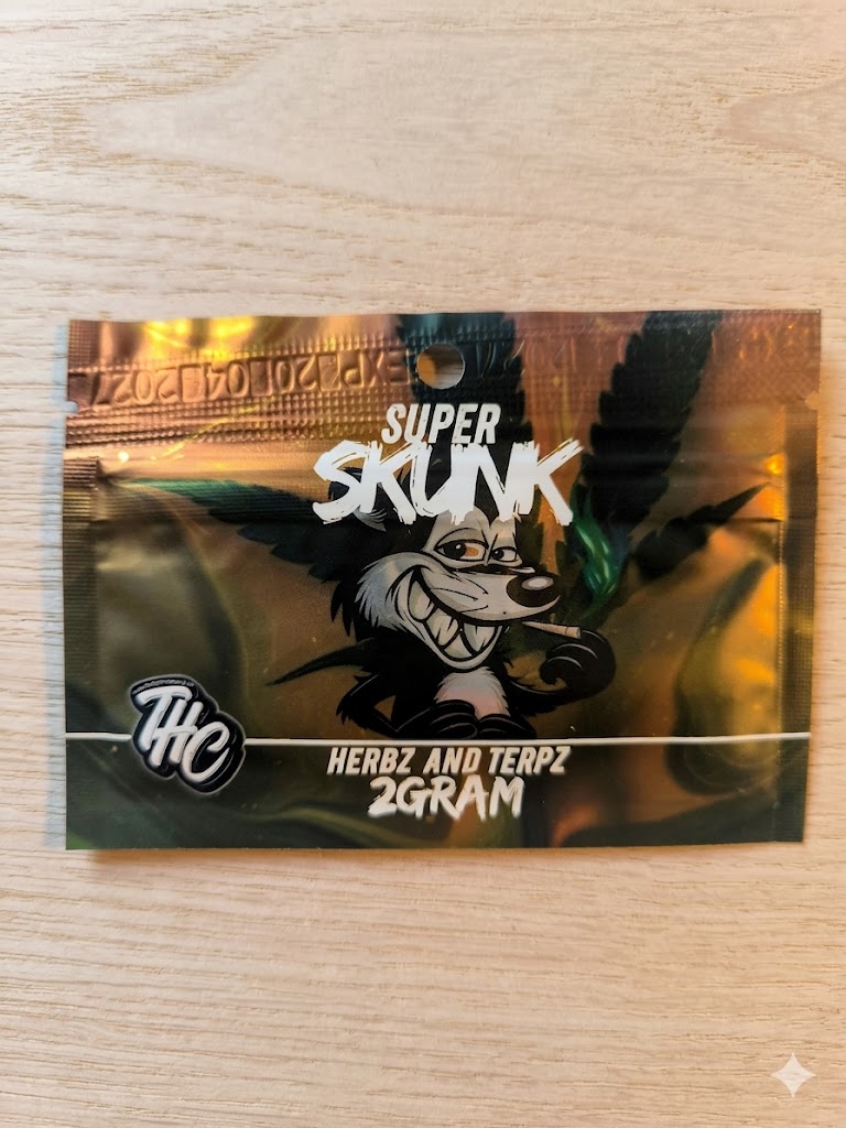 Herbz and Terpz Pouch Super Skunk