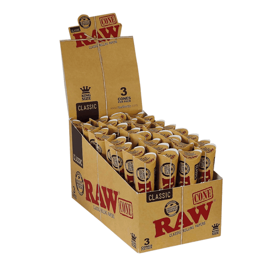 RAW Classic Kingsize Cones 3 Pack