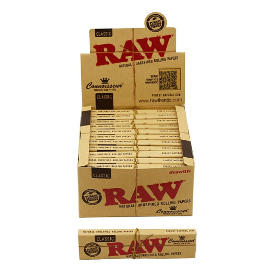 RAW CONNOISSEUR KING SIZE SLIM - PAPERS WITH TIPS